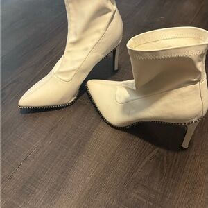 Bar III white Heeled Boots